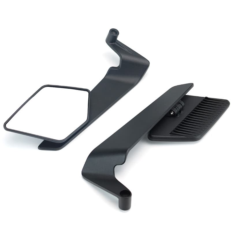 Cross-border motorcycle modification applicable to Ninebot, Yamaha, Honda electric vehicles universal spoiler and rearview mirror.