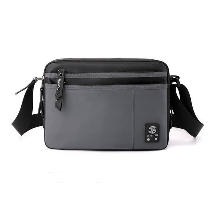 Men's Lightweight Shoulder Bag Business Casual Simple Leisure Man Bag Large Capacity Portable Travel Commuter Crossbody Bag