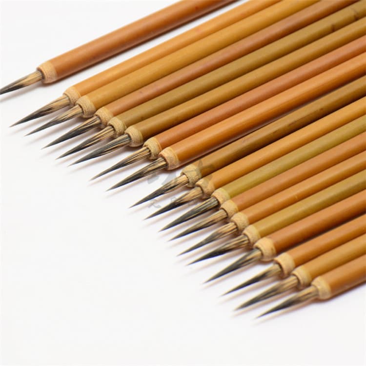 Rat whisker outlining brush Chinese painting fine brushwork brush gouache art coloring hand-painted comic eyebrow dotting pen factory cross-border supply