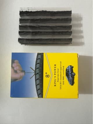 Manufacturer produces black boxed tire repair strips, car tire repair rubber, anti-aging tire repair strips, foreign trade sources