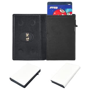 Cross-border Hot-selling Portable Sublimation Aluminum Card Case Fashion Creative Card Holder Heat Transfer Voltage Aluminum Card Case