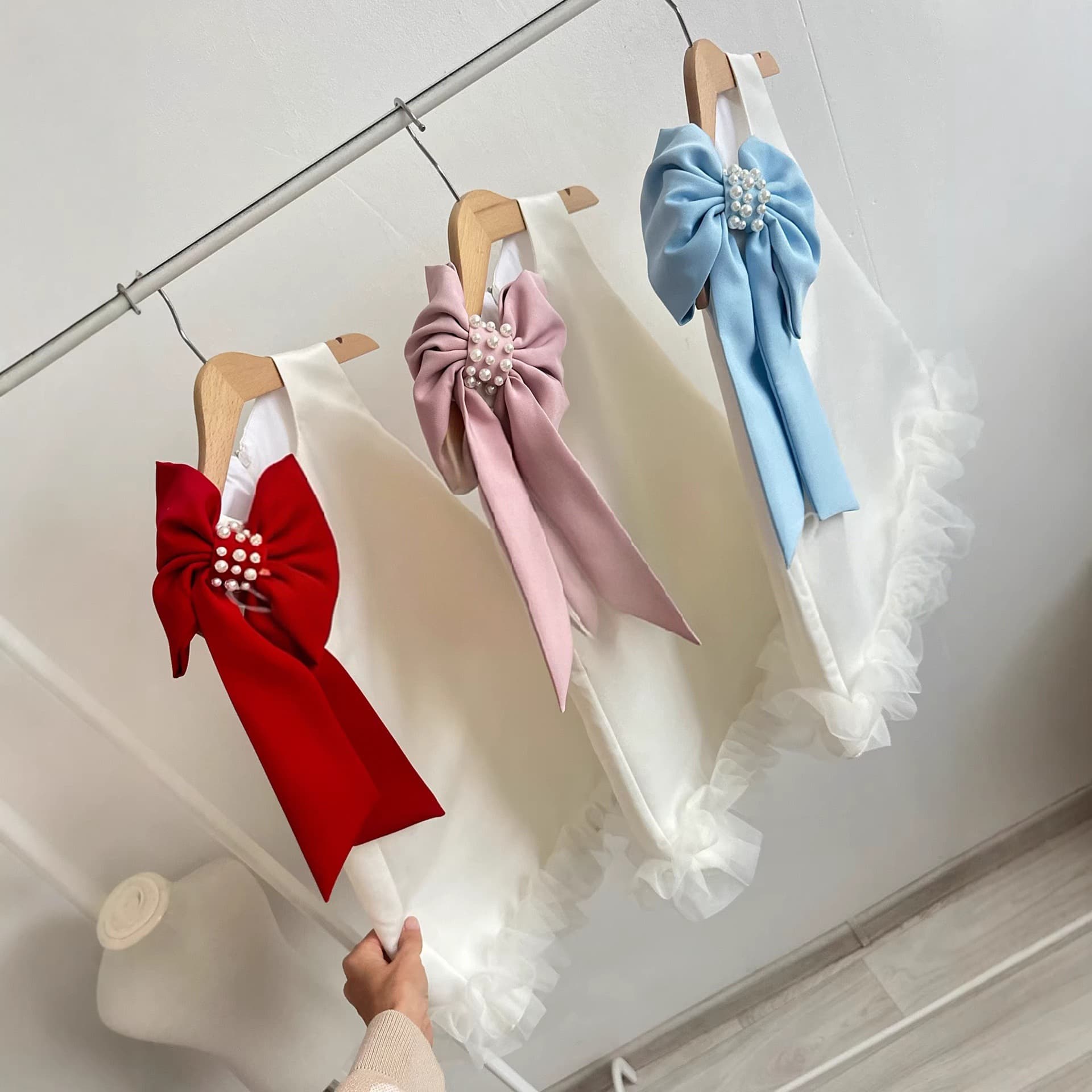 Foreign Trade New Year Girls Princess Dress 2026 New Children's A-Line Skirt Sweet and Cute One-Year-Old Dress