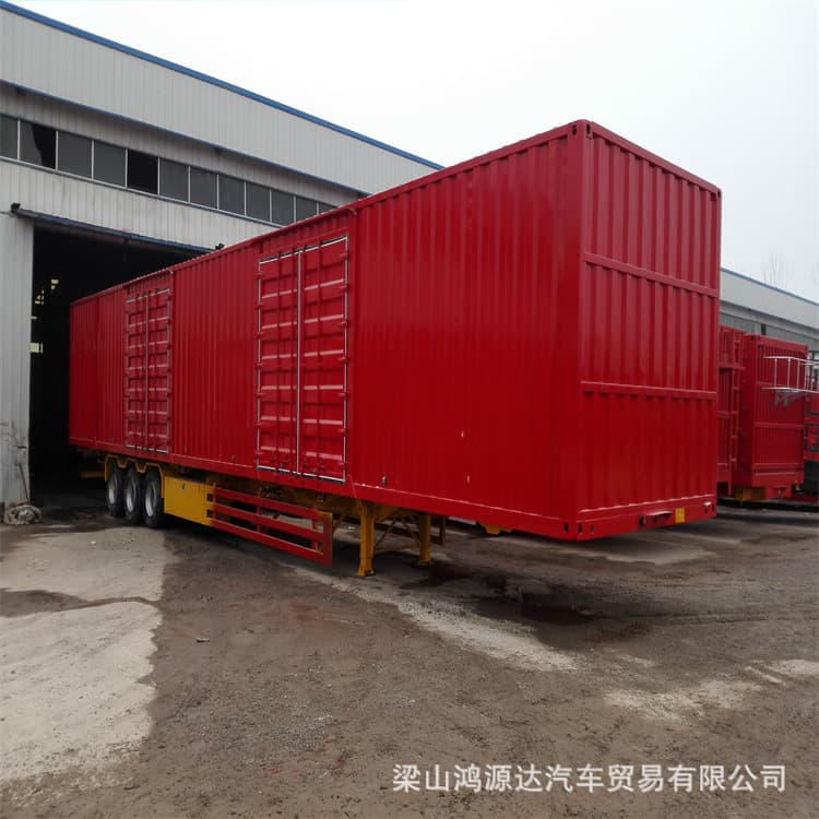 Standard box truck manufacturer's price for box-type semi-trailers; details on box-type truck body export.