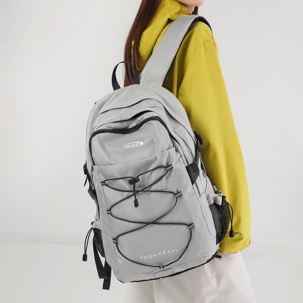 Outdoor Lightweight Simple Backpack for Women Hiking Large Capacity Sports Computer Backpack for High School and College Students Men