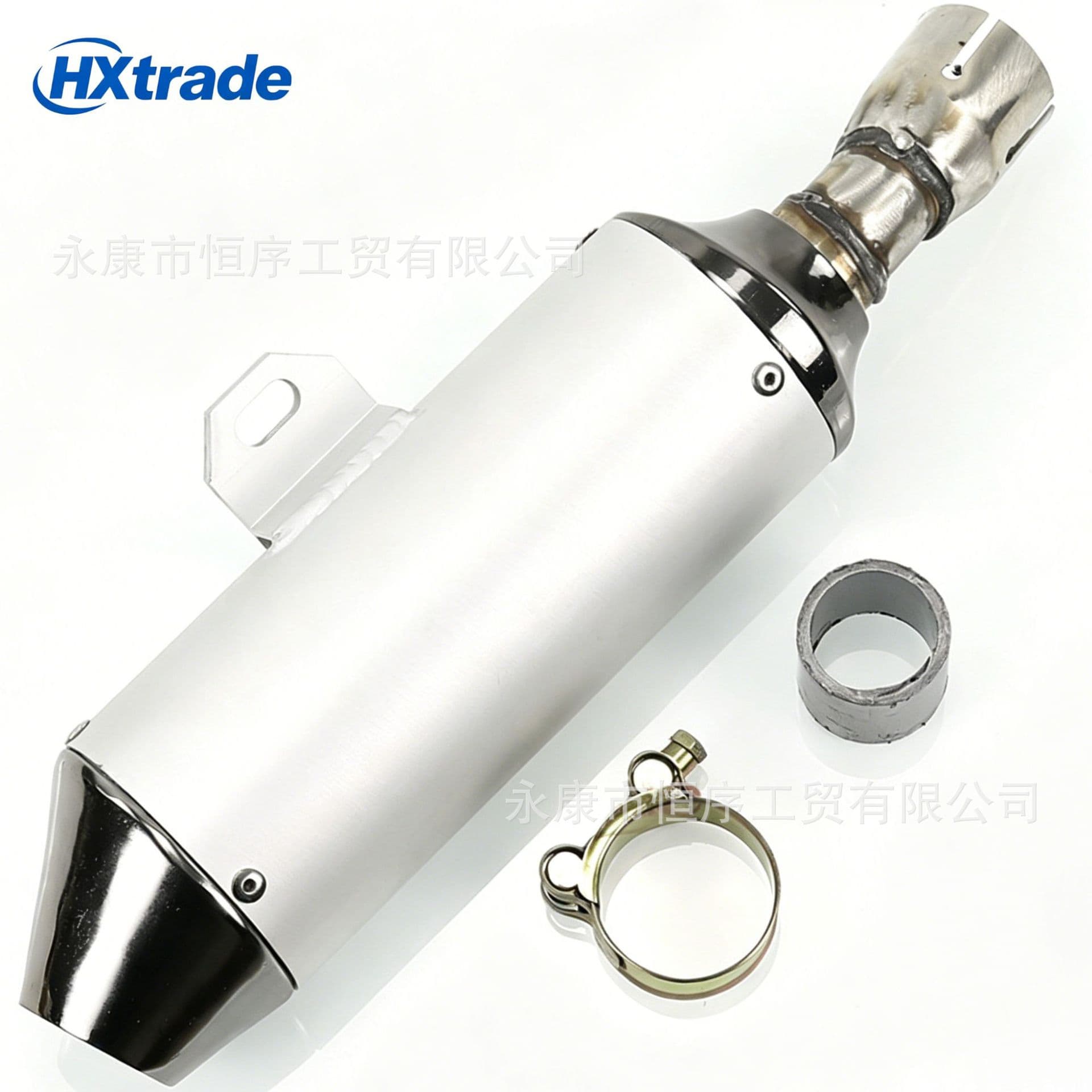 Off-road Motorcycle Parts BBR Exhaust Pipe Compatible with Huayang Bosuer Aluminum Exhaust Pipe Rear Silencer