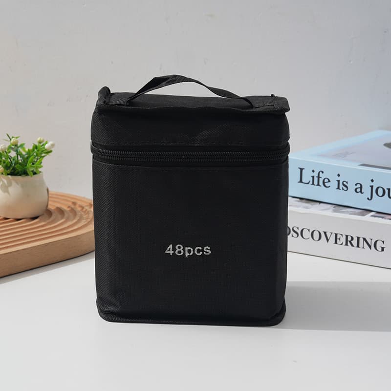 Kids Paintbrush Multi-Spec Storage Bag New Marker Pen Large-Capacity Storage Pouch Student Portable Handbag Wholesale