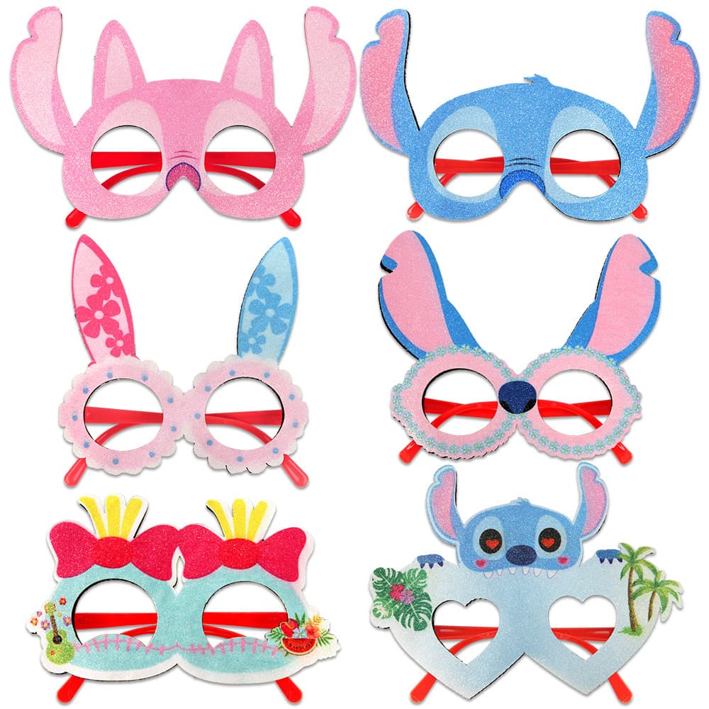 Lilo & Stitch Theme Stitch Glasses for Kids Birthday Party Decorations Stitch Eyewear Photo Props