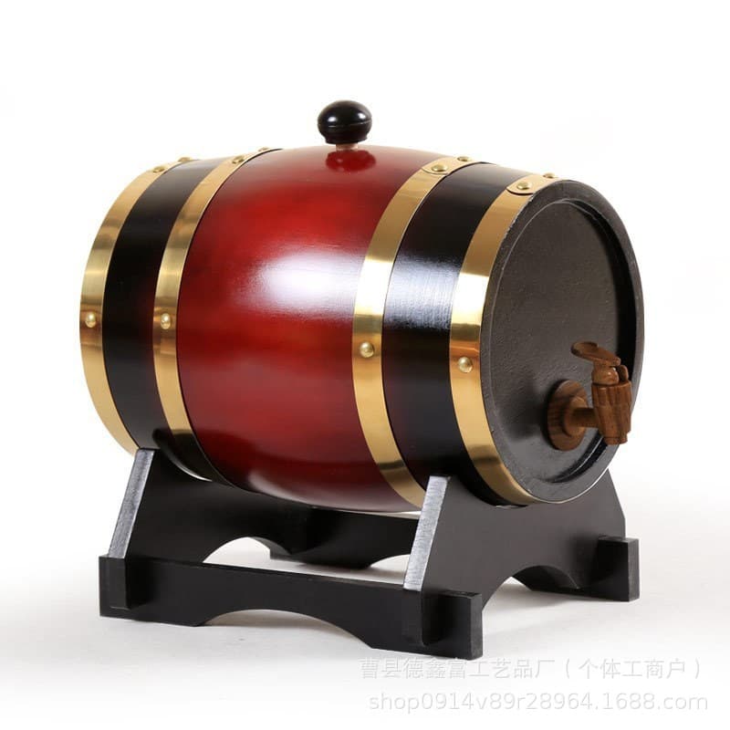 Manufacturer Stock Small Barrel 5L Oak Wine Barrel Wholesale Processing Barrel Year-round Bulk Wholesale Pine Wood Barrel
