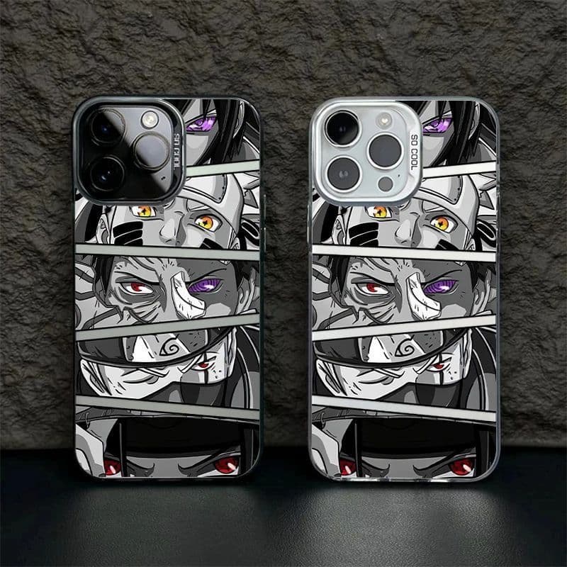 All-inclusive Naruto Sharingan suitable for Apple 16promax mobile phone case iPhone17Air14 anti-fall 1312/15