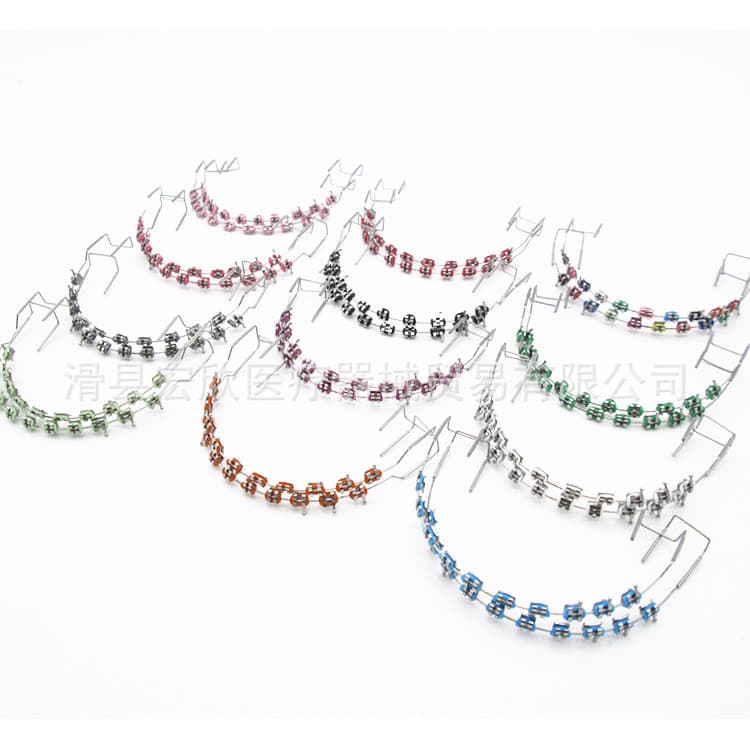 Dental Fashion Braces Decoration Full Color Range Braces Decoration Colorful Fashion Braces Factory Direct
