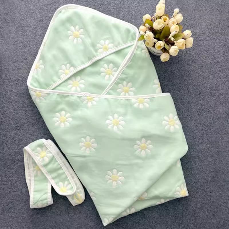 Baby Gauze Swaddle Blanket Pure Cotton Summer Newborn Wrap Breathable Delivery Room Cover Blanket Newborn Essentials Bath Towel