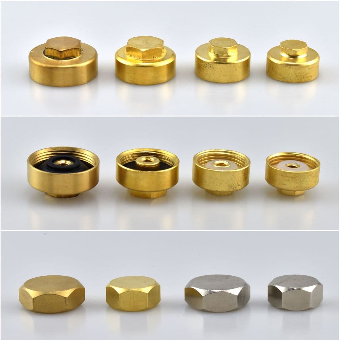 Electric water heater, air source, solar sediment removal magnesium rod nuts, universal sizes 1 inch, 8/6/5/4 points.
