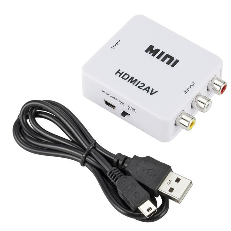 HDMI to AV Audio Video Converter HDTV to AV RCA HD Conversion Cable HDMI to AV Adapter