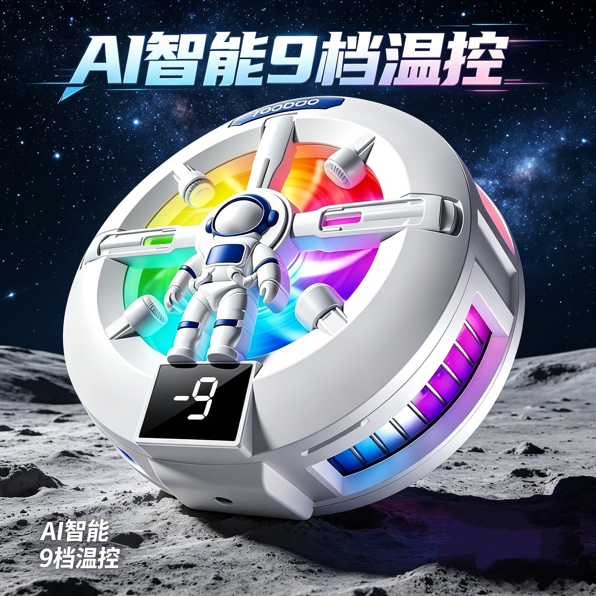 Freezing Version Phone Cooler Semiconductor Cooling Gaming Cooling Gadget Colorful Light Magnetic Clip Dual-Use Cooler