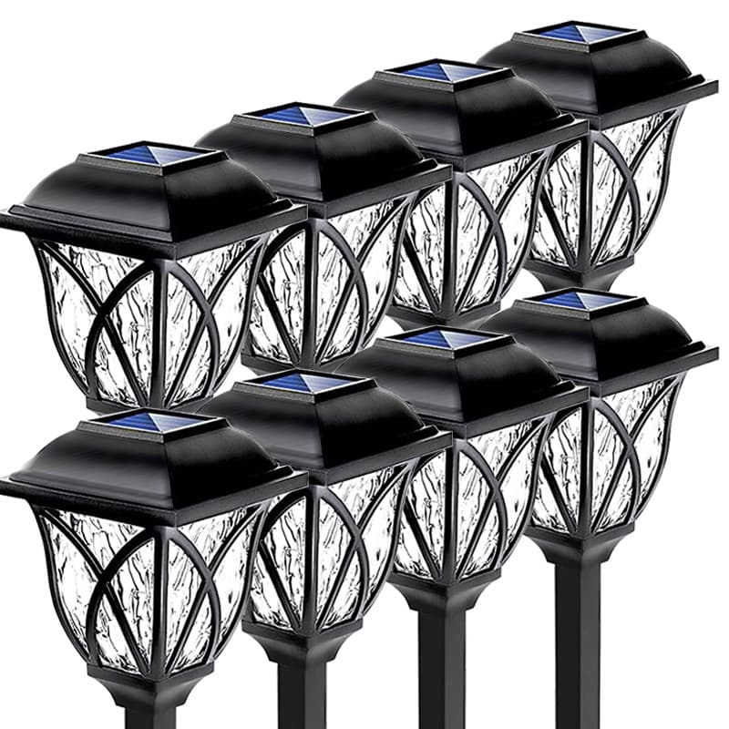 Cross-border Garden Solar Light, Outdoor LED Decorative Light for Lawn, Villa Ground Insert Light, Waterproof Grid Light
