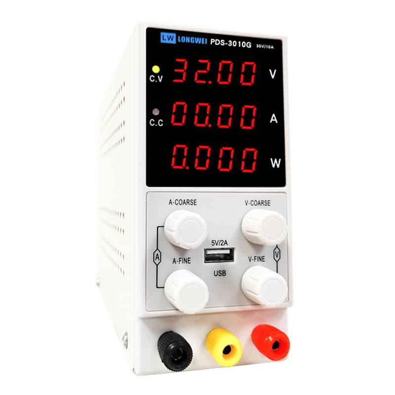 Longwei 30V10A DC Regulated Power Supply PDS3010G Adjustable Switching Power Supply for Laptop and Mobile Phone Repair