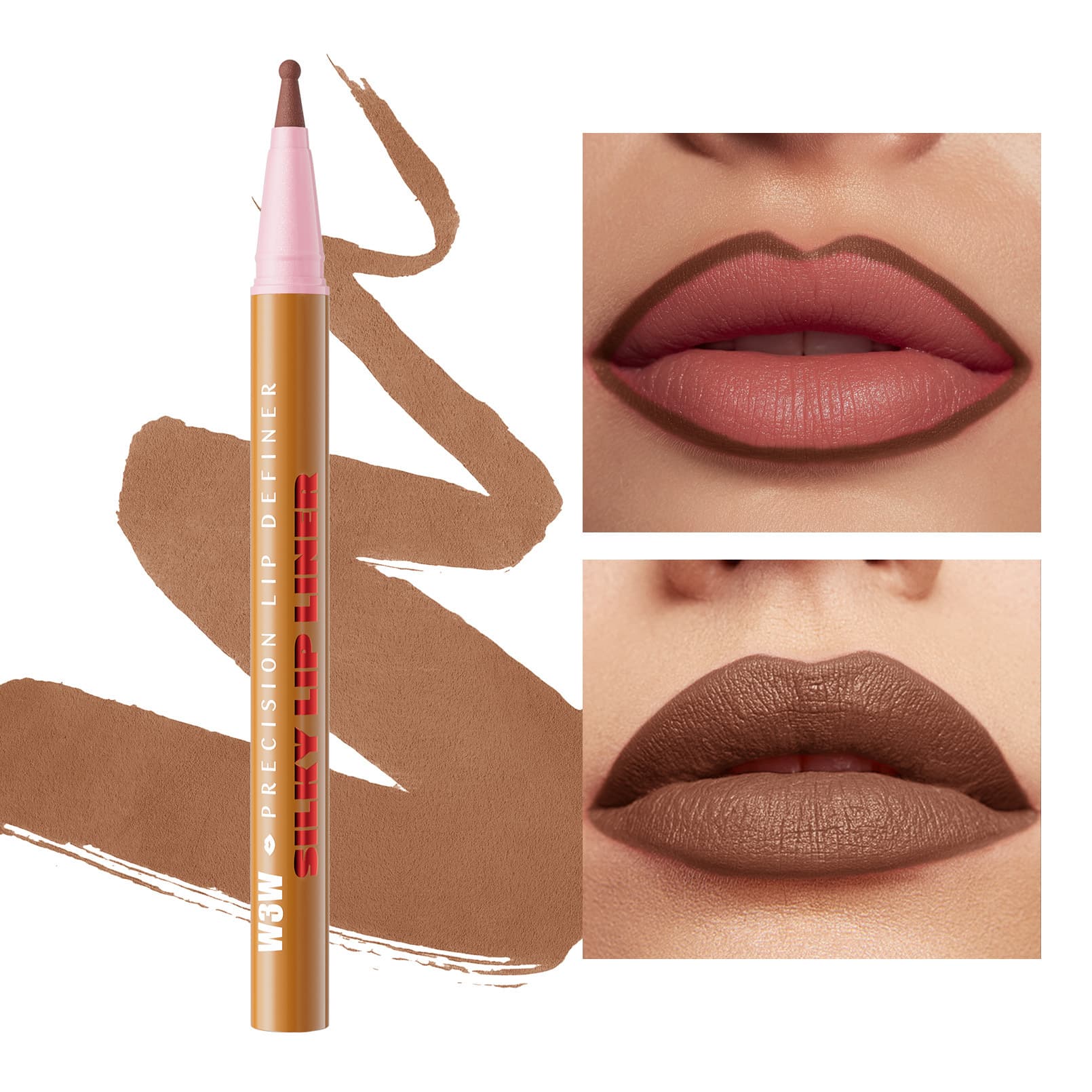 W3W Cross-Border TK Hot Lip Liner Lip Shaping Stain, Smudge-Proof Waterproof Lip Liner Lip Gloss Lipstick