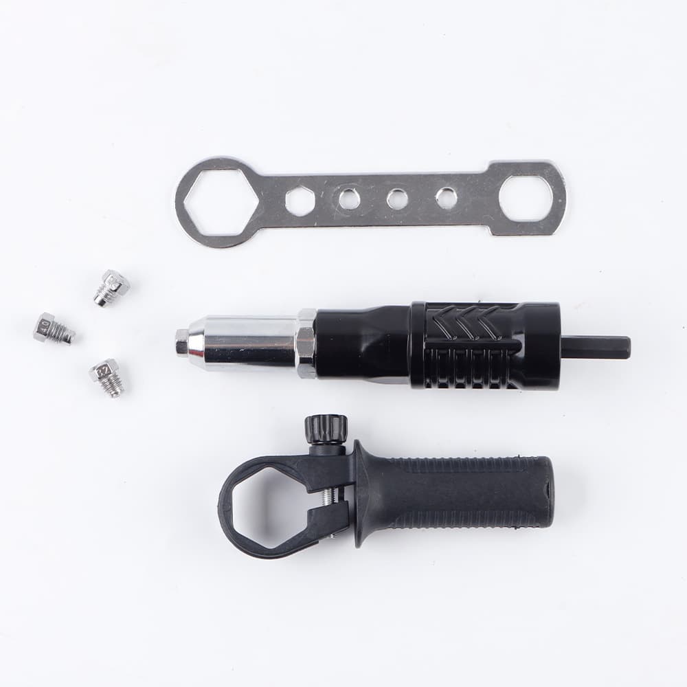 Cross-border electric rivet gun aluminum alloy rivet gun electric drill rivet core pull conversion head rivet nut gun converter