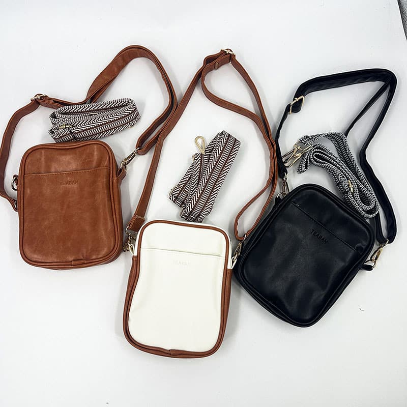 New Casual Simple Crossbody Bag Women Phone Storage Bag Exquisite Wallet Brown Crossbody Waist Bag