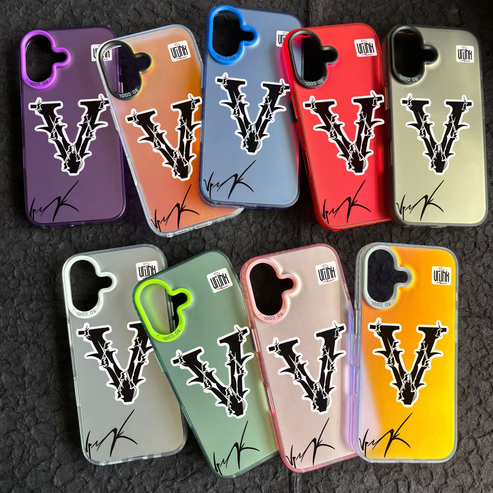 Compatible with iPhone 16 Case Apple 15 Pro Max Cover 13 11 Color Silver IMD 12 14 Cross-border VRNUK Laser