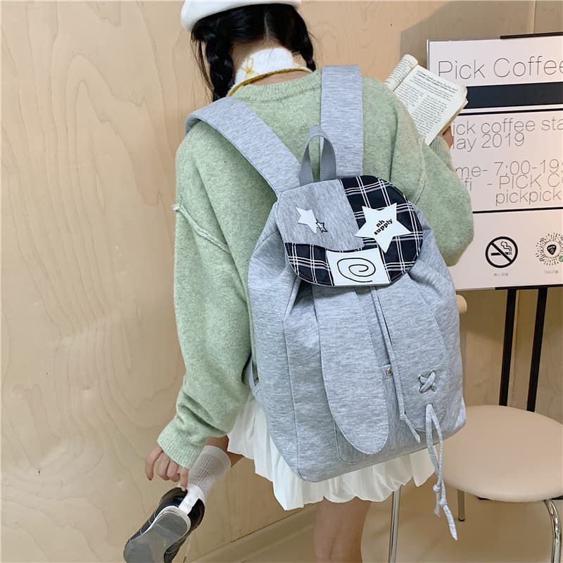 Cross-border schoolbag female college student casual large-capacity computer bag 2025 new multifunctional junior high school student backpack