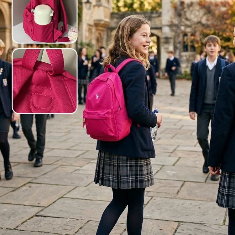 Teen Girls' Classic Backpack – School Bag for College & Daily