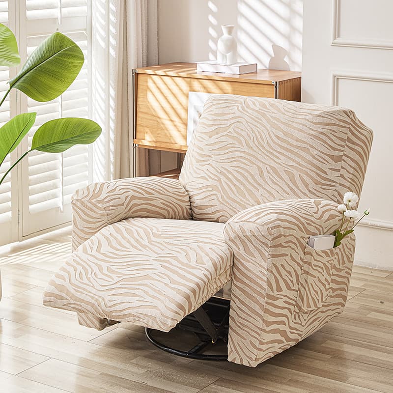 Custom Stretch Full-Cover Recliner Cover, Rocking Chair Cover, Sofa Cover, Protective Cover, Thickened Fabric, Single-Seat Recliner Cover