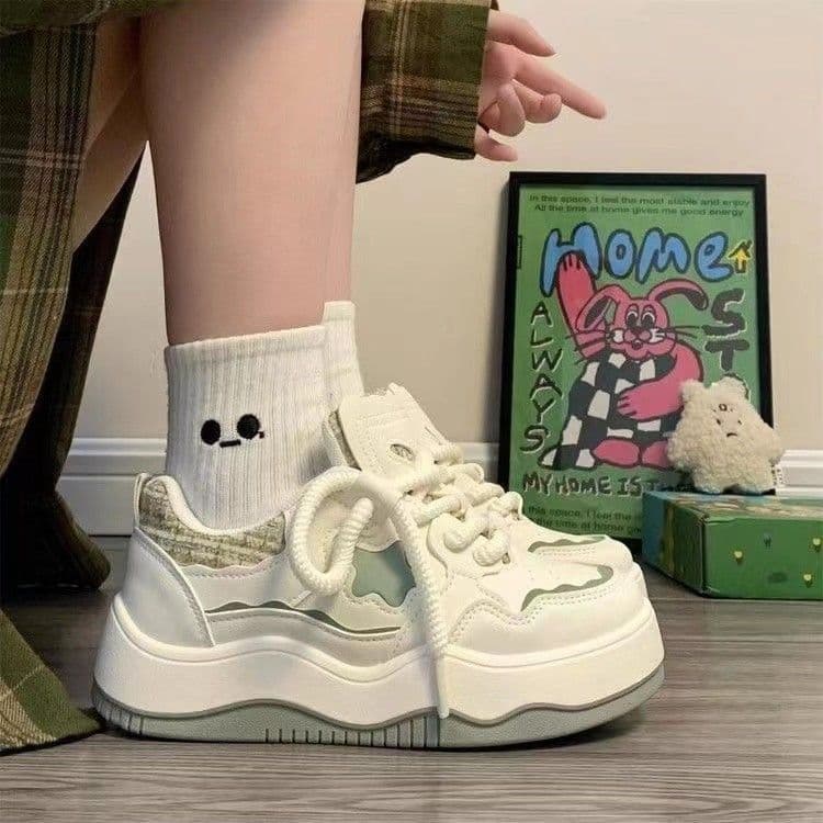 Little White Shoes Women 2024 Autumn/Winter New Versatile Running Sports Shoes Niche Original Design Lightweight Casual Sneakers
