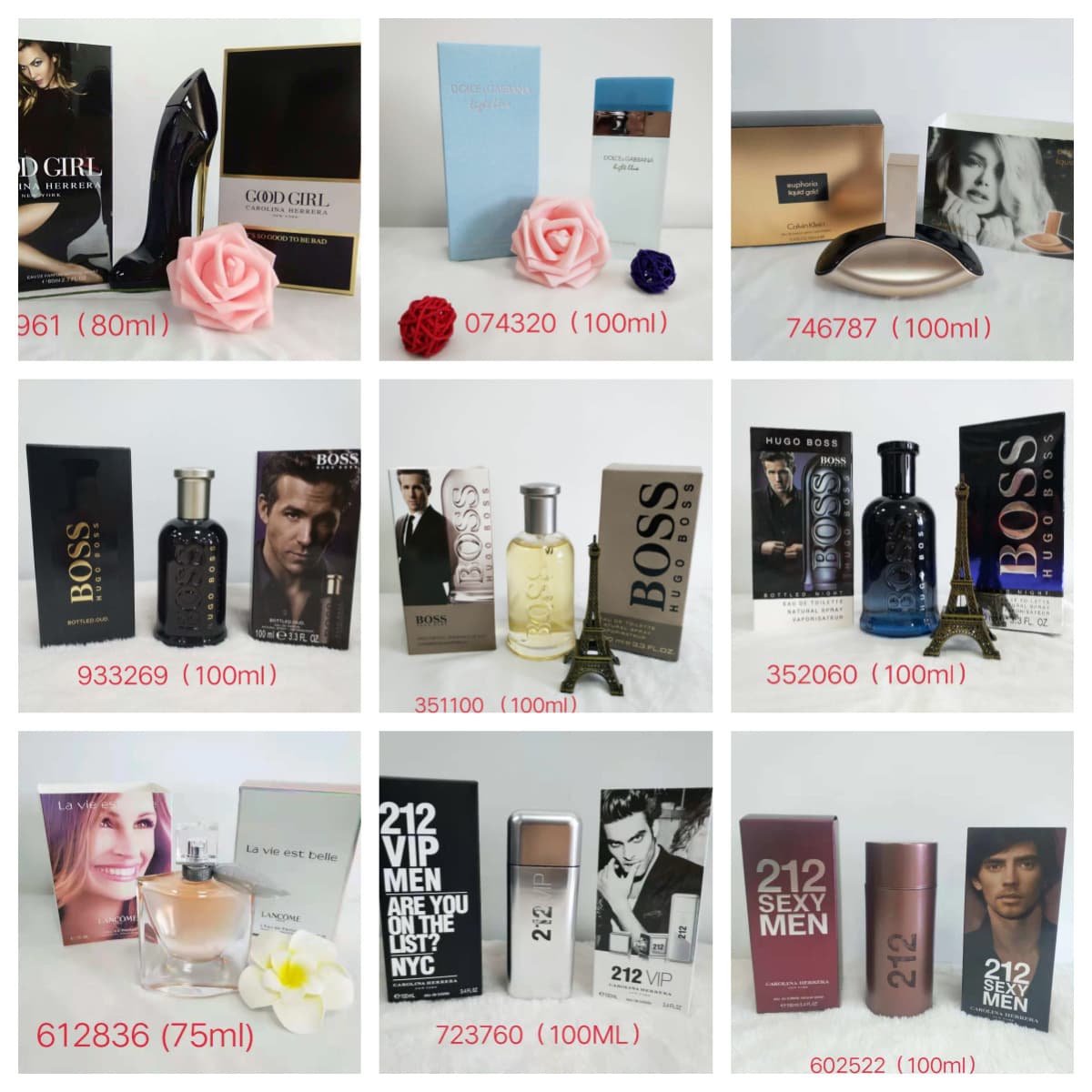 Cross-border Trade Vietnam Perfume Wholesale New Light Blue Women's Carolina 212 Million Perfume Wholesale