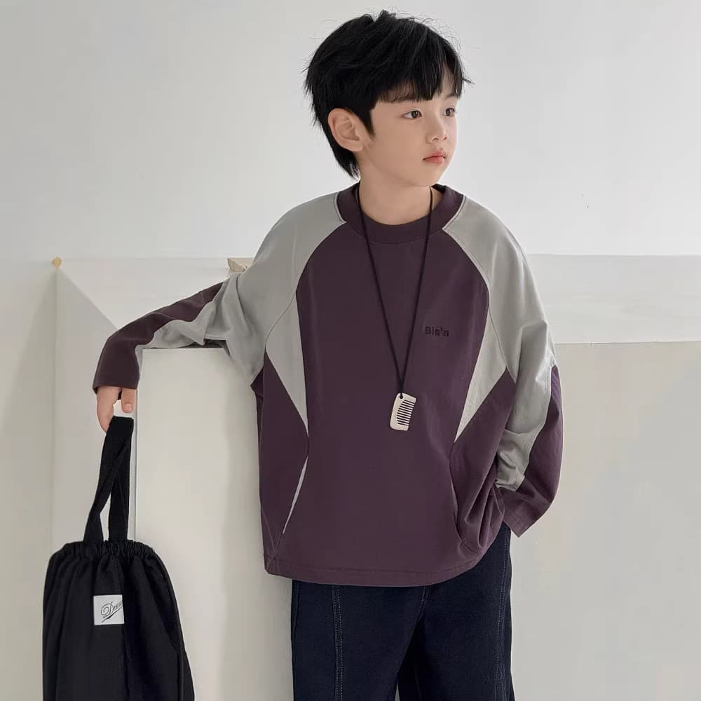 Boys Long Sleeve T-Shirt Spring Children's Top 2026 Spring and Autumn New Style Boys Spring Underwear Fashion T Wholesale