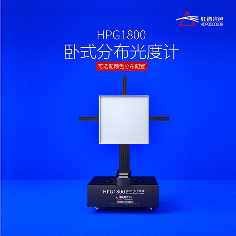LED Luminaire IES Report Photometric Curve Testing with Light Intensity Tester and Hongpu HPG1800 Goniophotometer