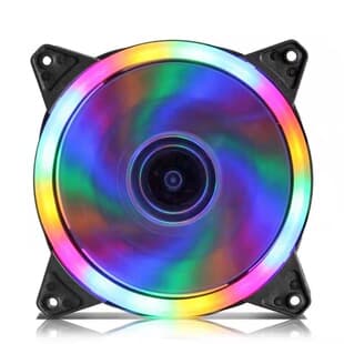 120mm Silent ARGB Sync White Colorful Cooling Desktop Computer Case Fan