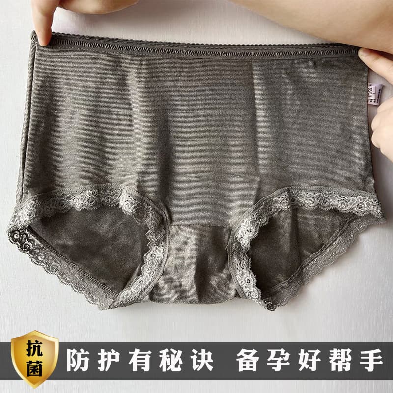 Wholesale Meini Anti-Radiation Underwear for Women, Silver Fiber Anti-Radiation Briefs, Drop Shipping Available