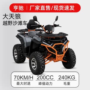 ATV All-Terrain Beach Buggy Big Sirius 4-Wheel Off-Road Vehicle 4-Wheel Motorcycle Mountain Off-Road Sand Vehicle