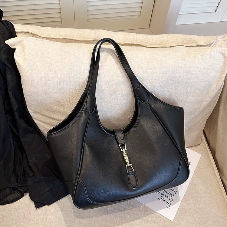 New trendy brand single-shoulder handbag carryall with classic monogram, large capacity, luxury original factory tote bag for women