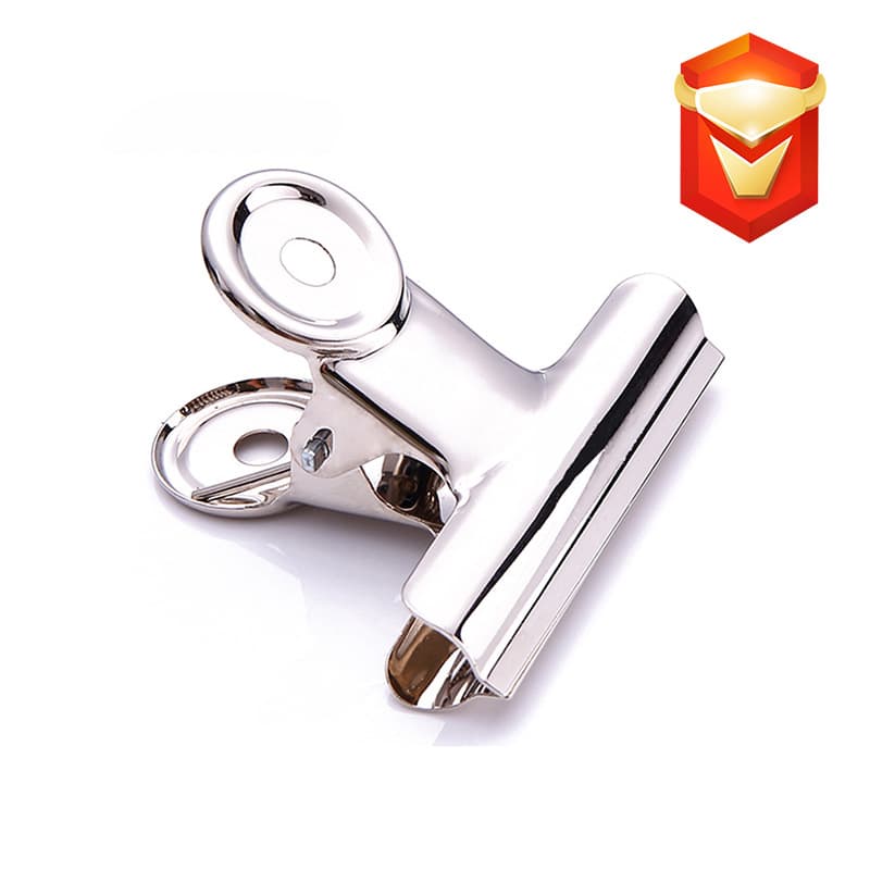 Guangkai stainless steel file clips, metal hardware ticket clips, receipt holders, round-head magnetic clips, stationery clips