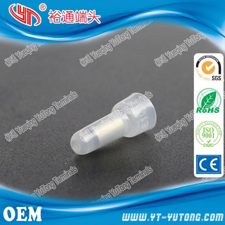 CE Aluminum Crimp Cap Cold-Press Terminal Plastic Wire Cap CE1/2/5X Factory Direct