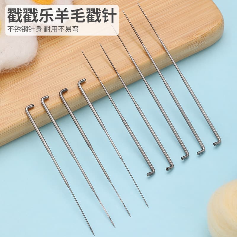Wool Felting Needle for Needle Felting, Non-Woven Felting Needle, Wool Roving Felting Tool with Coarse, Medium, and Fine Needles