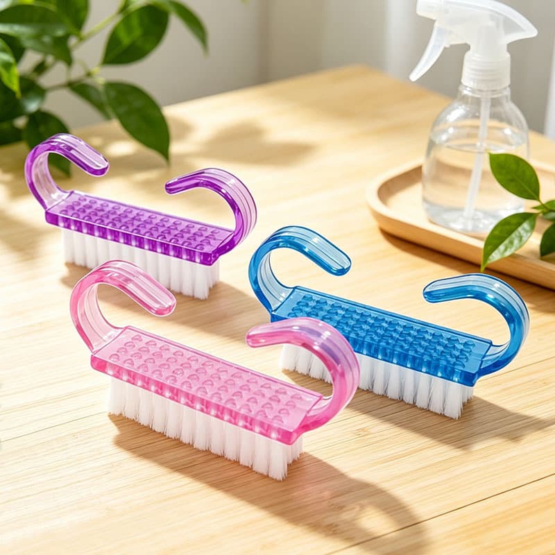 Colorful Nail Brush Nail Dust Brush Horn Brush Dust Brush New Nail Art Tool Clean Polish Nail Surface Brush