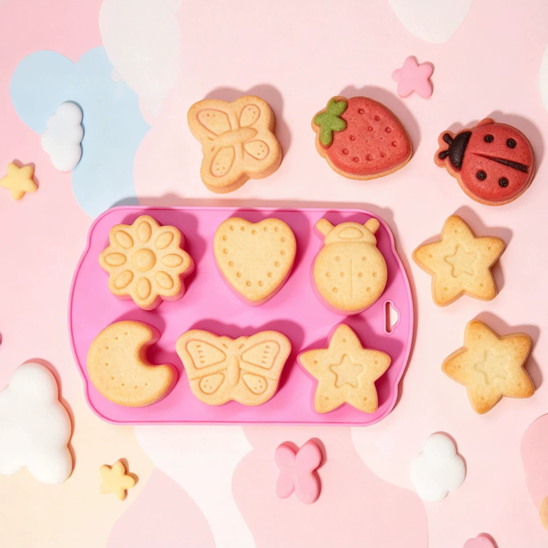 Silicone Rice Cake Mold, Cake Mold, Epoxy Resin Candle Aromatherapy Plaster Bowl Cake Steamed Cake Baby Food Mold Ice Cube Tray