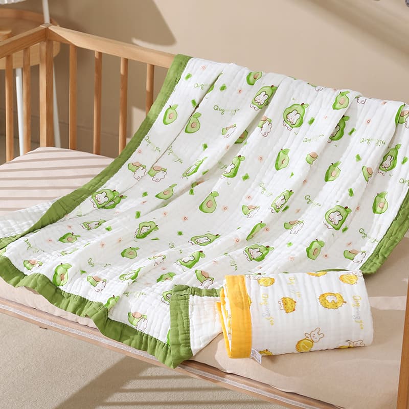 Baby Gauze Bath Towel Class A High-Density Six-Layer Newborn Children Towel Blanket Ultra Soft for Baby Bathing