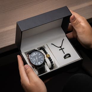Cross-border Valentine's Day Men's Business Gift for Dad Watch Set Small Gift Premium Feel Opening Event Gift Set