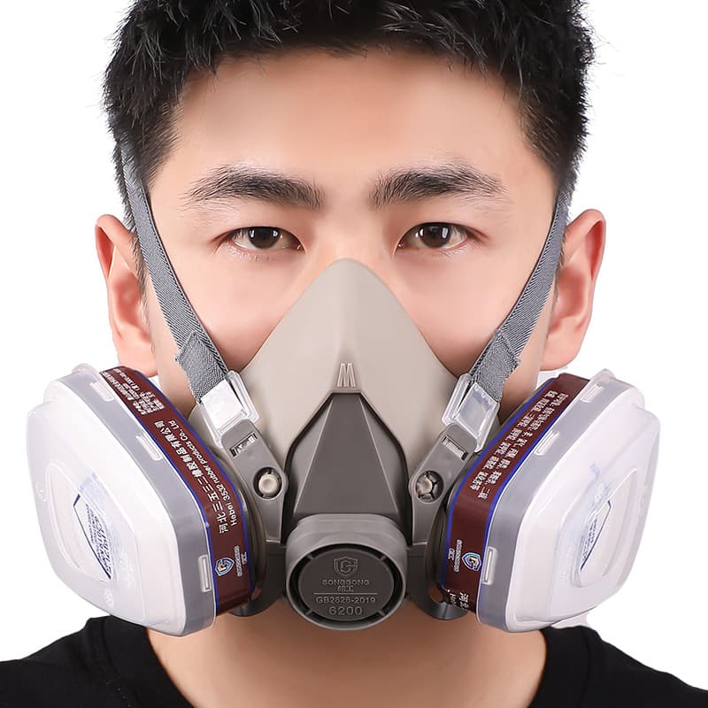 Cross-Border Gas Mask, Song Gong 6200 Dust Mask for Industrial Renovation, Grinding, Welding Half Face Protection Large Face Shield