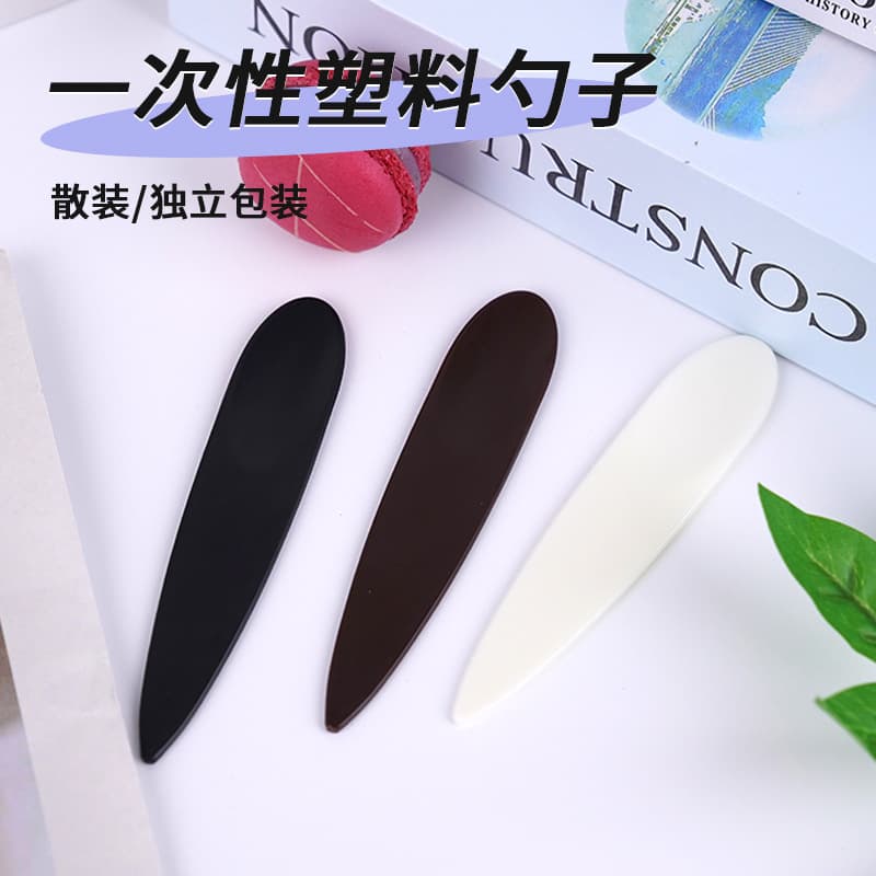 Wholesale Disposable Simple Pack Thick Plastic Ice Cream Scoops, Individually Wrapped, Food-Grade for Pudding and Desserts