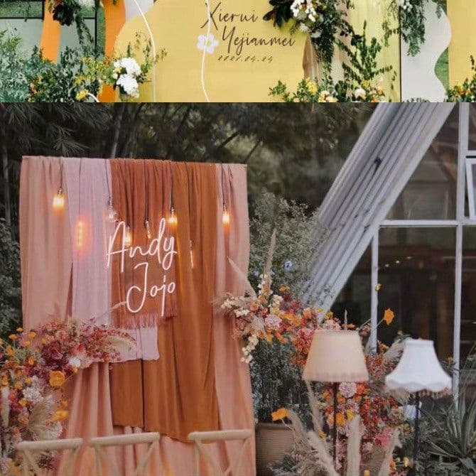 Vintage Chinese Style New Wedding Backdrop Fabric Decoration, Wedding Arch Ribbon, Trendy Photography Background Setup