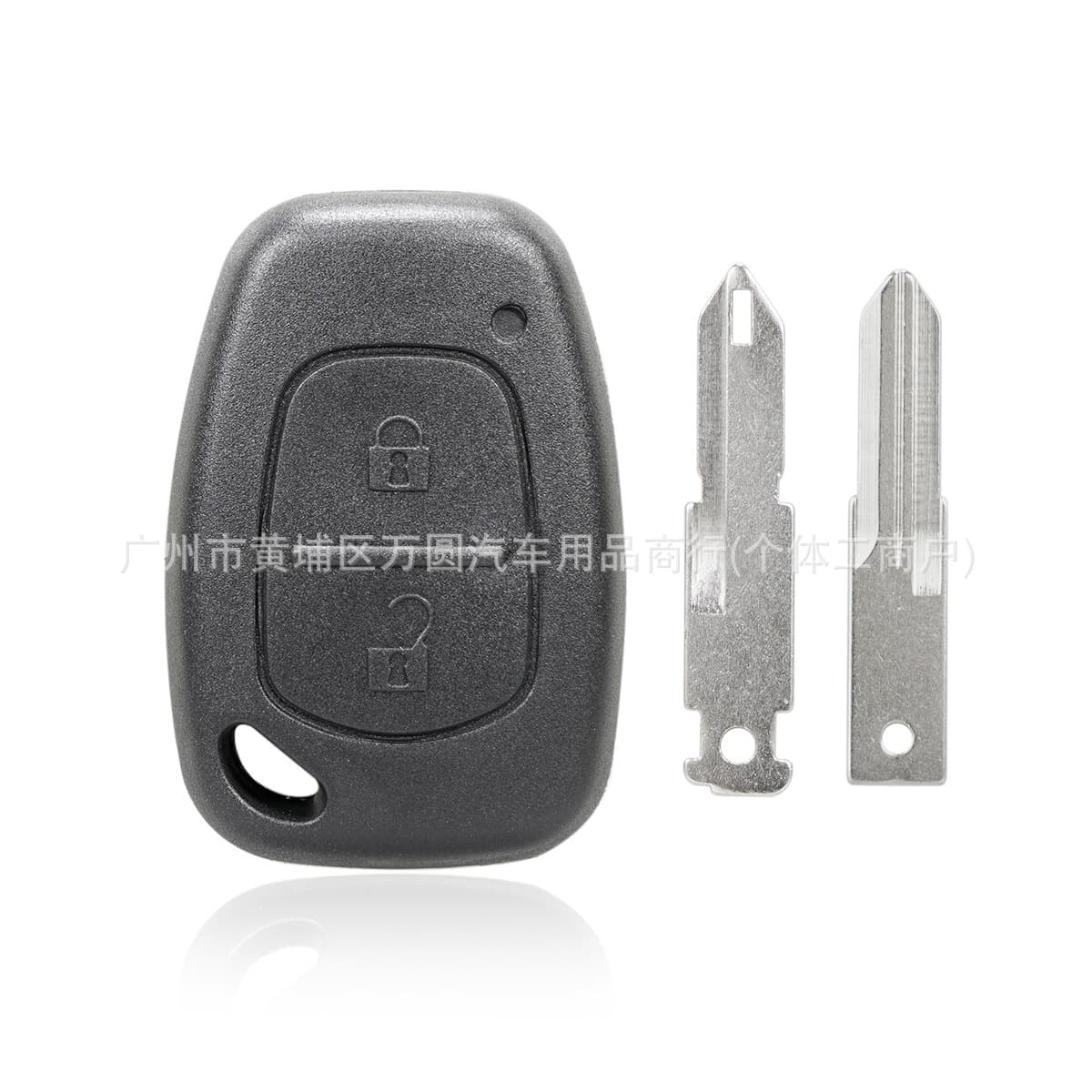 For Renault 2-Button Straight Car Key Shell Remote Control Housing 206 Blank NE73/Narrow Blank VAC102