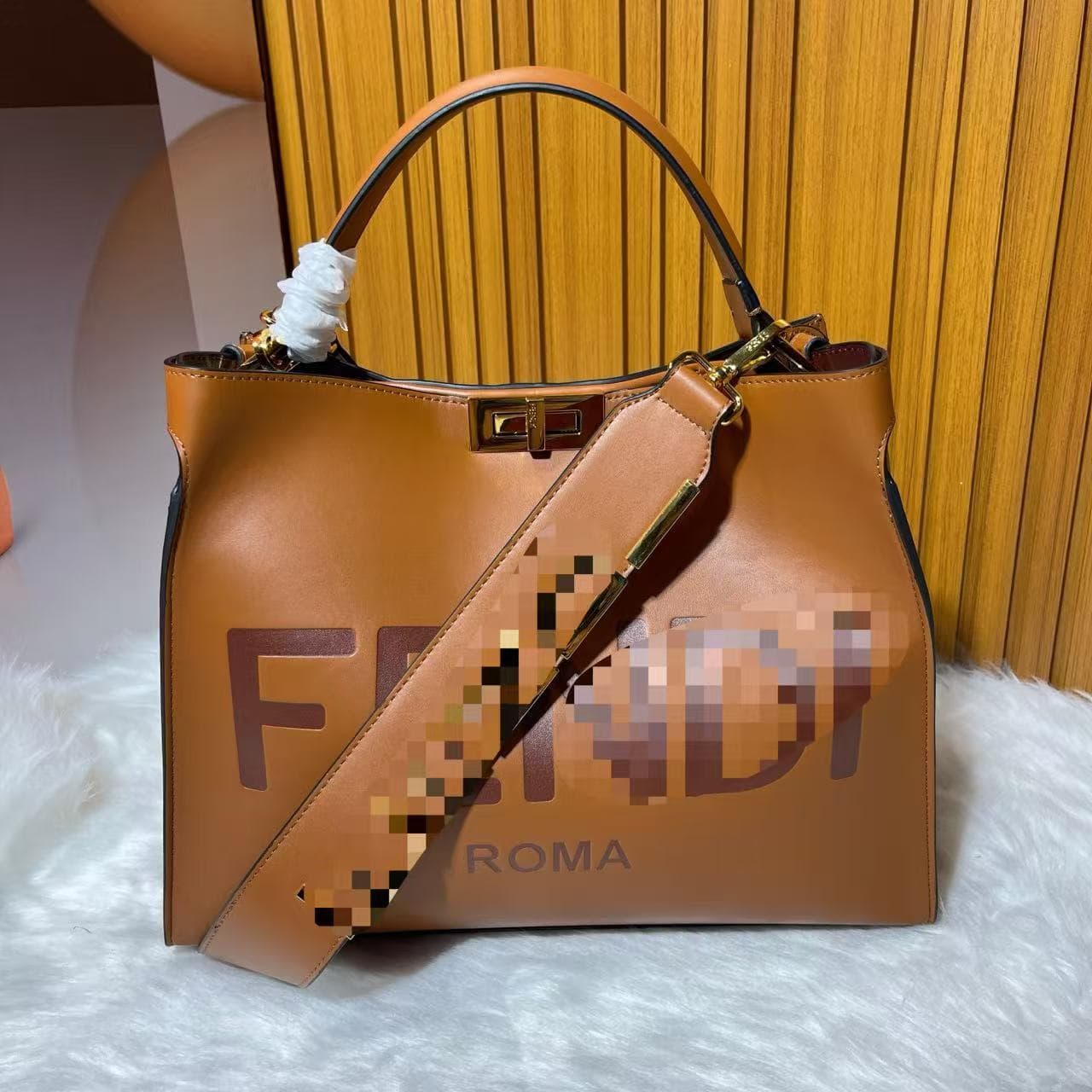 FF Premium Vintage Luxury Small Bag for Women, Commuter Bag, Fashionable Textured Versatile Shoulder Crossbody Handbag