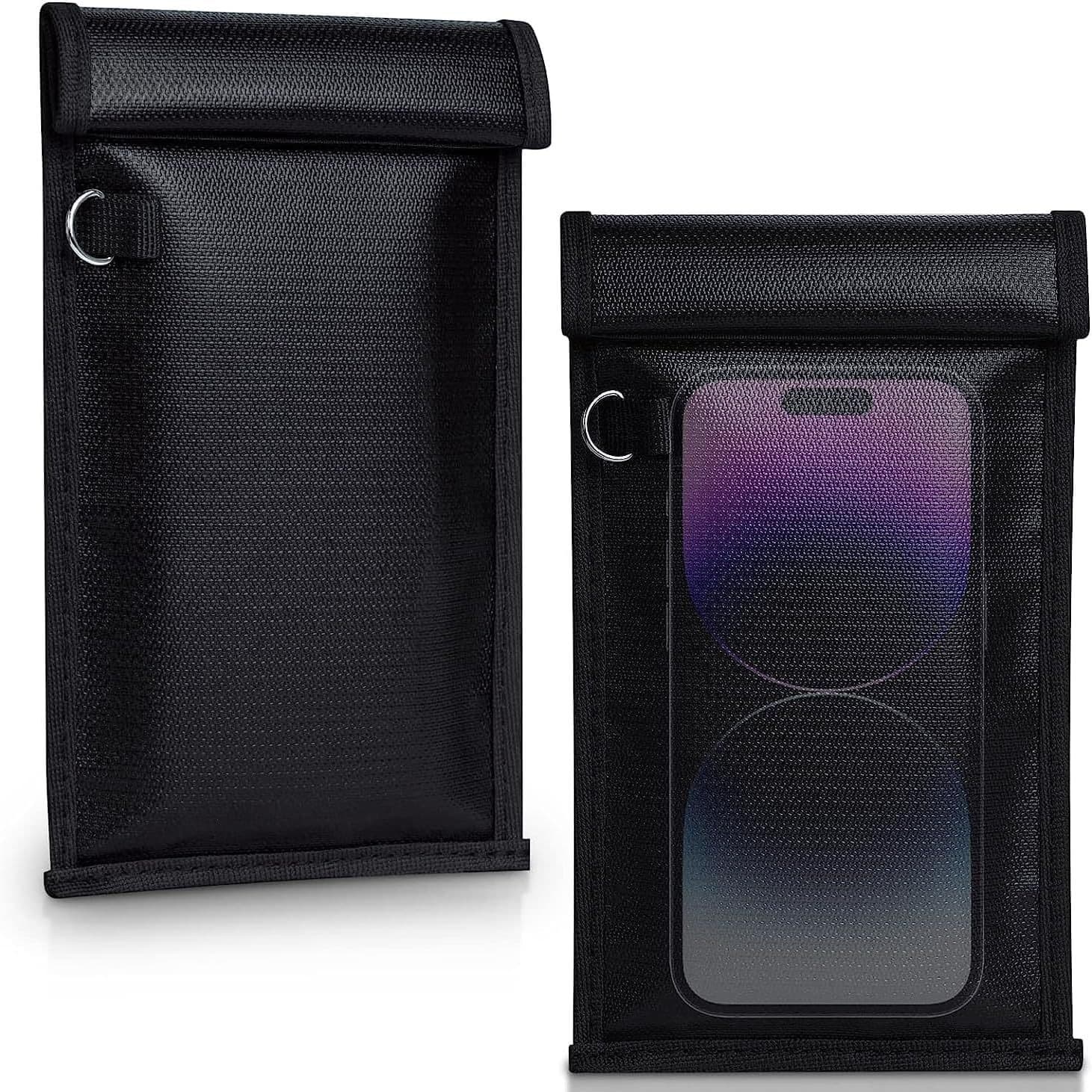 Car key signal shielding bag, waterproof, fireproof, anti-theft key bag, RFID electromagnetic shielding, anti-credit card demagnetization.