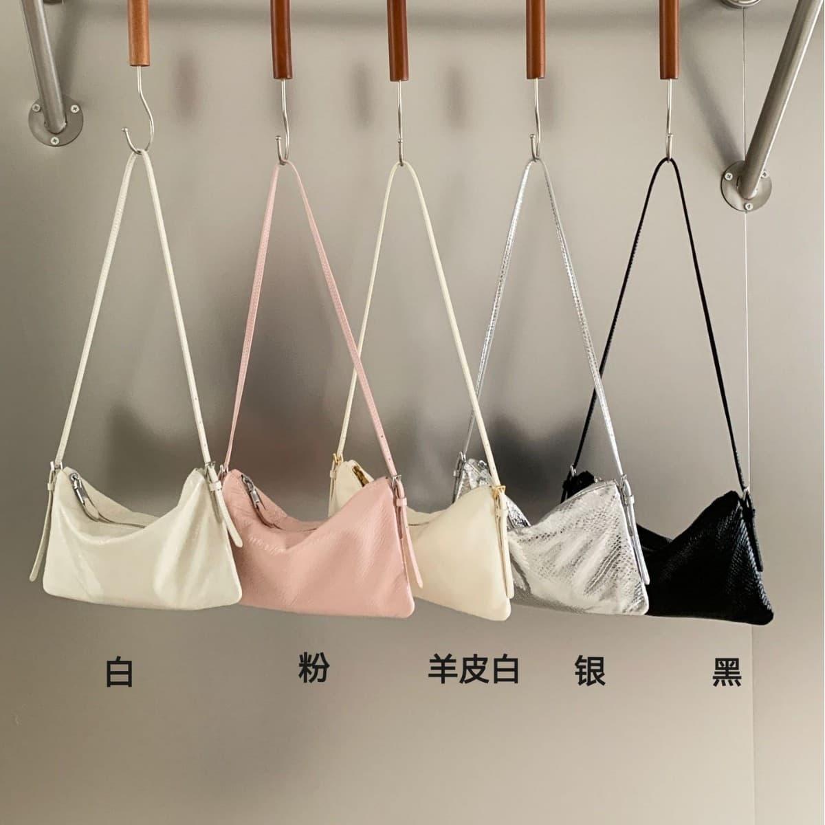 2026 New Genuine Leather Small Crossbody Bag for Women, Premium Sheepskin Mahjong Bag, Versatile Underarm Square Bag, Shoulder Bag