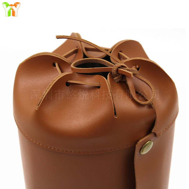 Outdoor Camping Coffee Cup Organizer, 6-Pack Drawstring Coffee Cup Sleeve, Stainless Steel Beer Mug Storage Bag